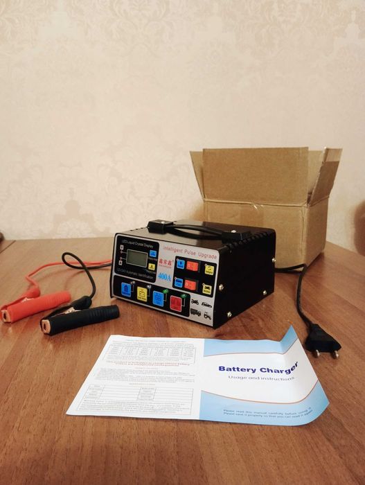 Зарядний пристрій 400A для свинцевих акумуляторів 12В/24В-12А/9А