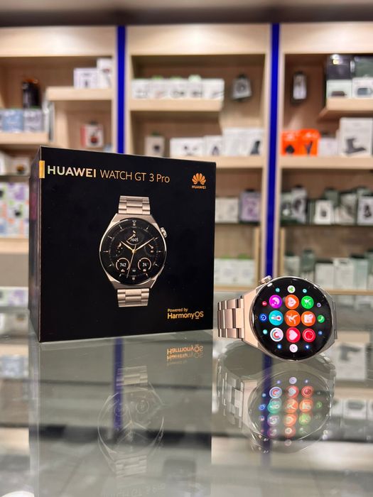 Smartwatch Huawei GT3 Pro 46mm titanio como novo na caixa