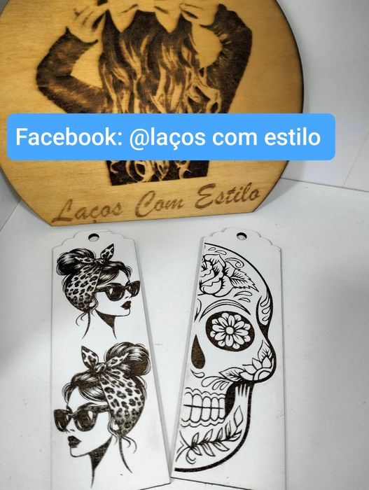 Separador de livros personalizavel MDF