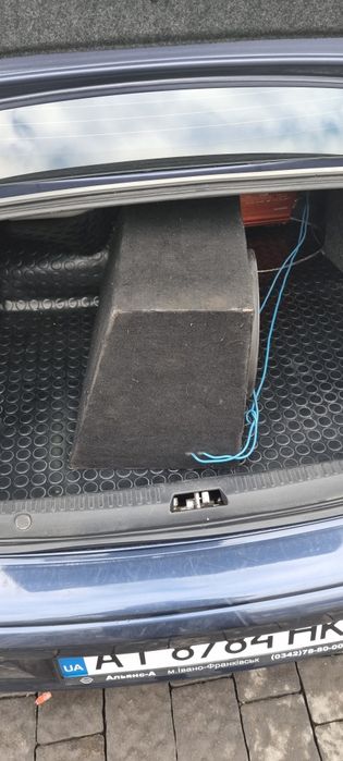 Сабвуфер бу + підсилювач + дроти