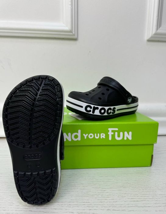 Crocs Bayaband Kids Black c8 c9 c10 c11 c12 c13 j1 j2 j