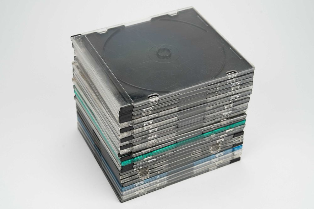 Коробки для компакт дисків CD DVD 24 шт одним лотом пластикові бокси, коробка для компакт дисков пластиковые боксы