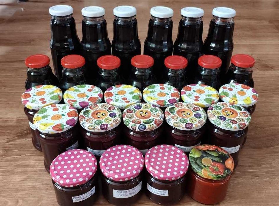10 x Dżem z Truskawek, Truskawkowy - 315ml - Przetwory Domowe