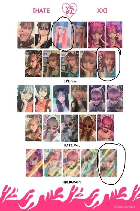 Yena hate xx kpop album