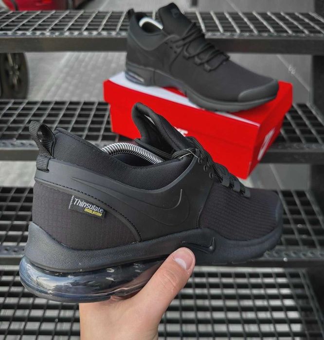 Зимине термо кроссовки Nike черные мужские Найк гортекс