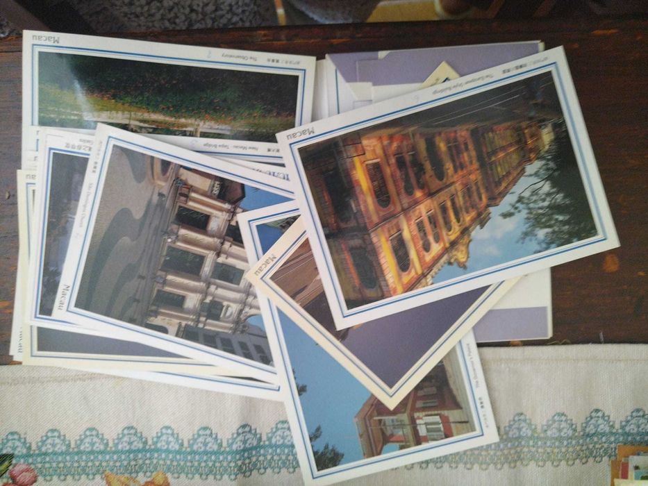 11 postais ilustrados de Macau