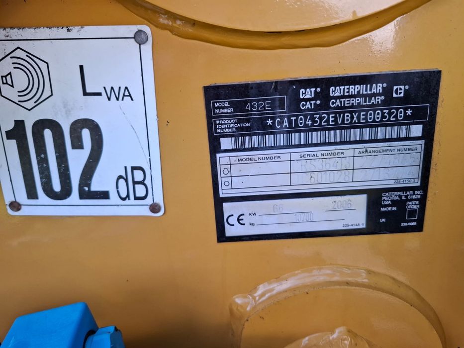 Koparko-Ładowarka Caterpillar 432E, 2006r, 3800 mth
