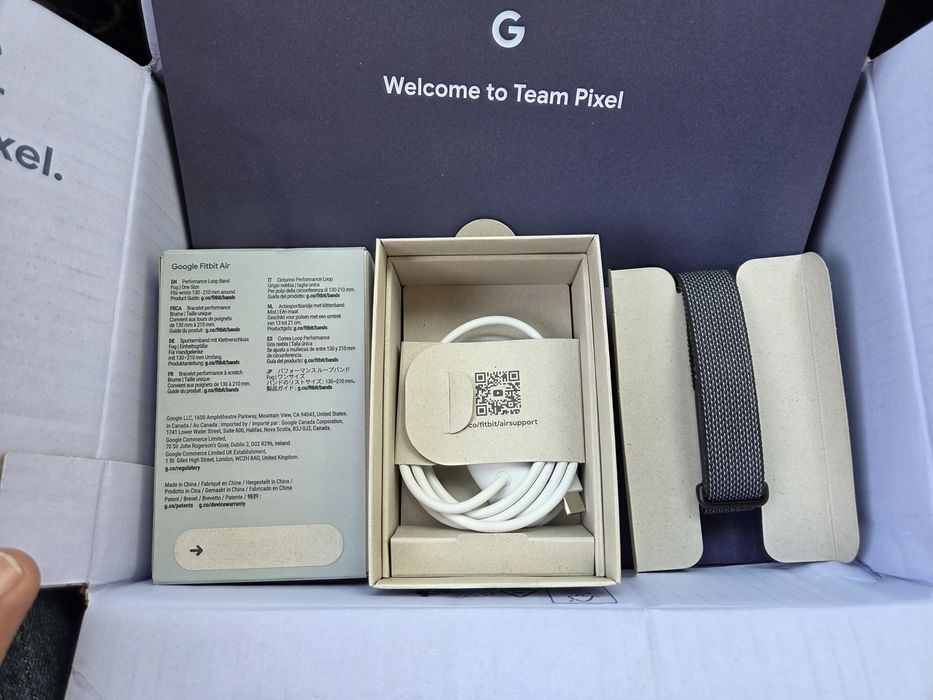 Google Fitbit Air (1 Mês de Uso) + Pulseira Extra Original Névoa cinzenta + Fatura/Garantia