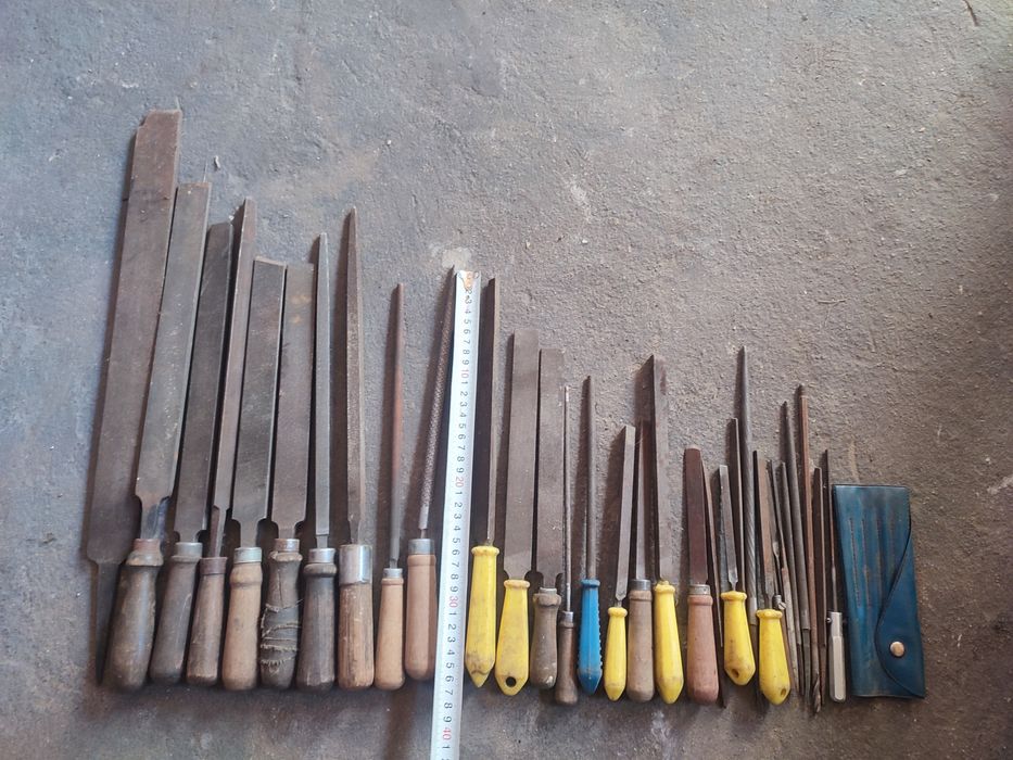 Stare pilniki do metalu