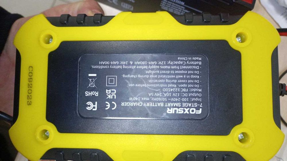 Акумуляторна батарея AGM MAXION 12V7Ah/20Hr + LED модуль + гарантія