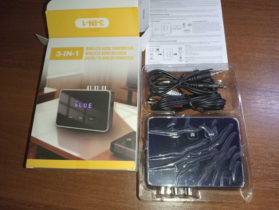 RT06  Bluetooth 6.0  приймач-передавач 3 in 1