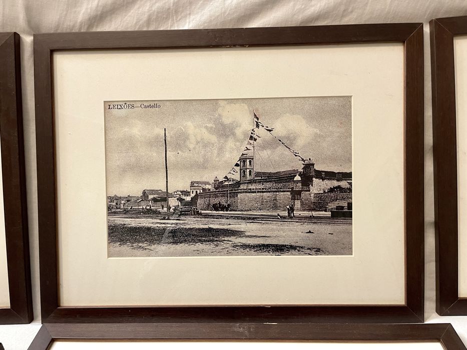 6 Quadros (todos 60€) com gravuras de Matosinhos de antigamente