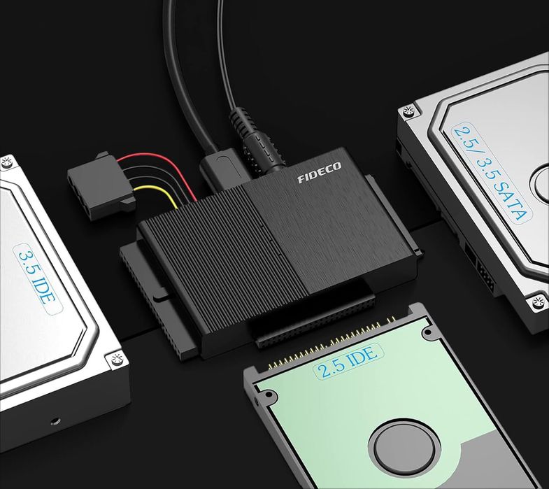 Adapter dysków SATA IDE USB 3.0 do HDD SSD 2,5 3,5 PC kopia danych