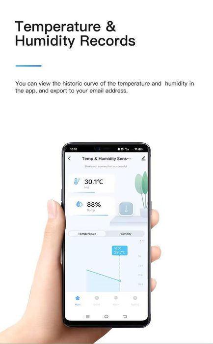 Sensor medidor de temperatura  e humidade