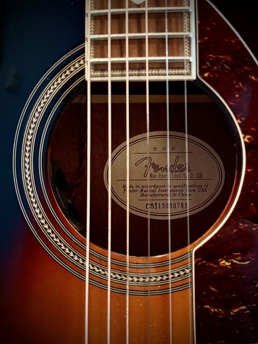 FENDER Ron Emory Loyalty Parlor Sunburst + Fishman Matrix / po setupie / rzadki model