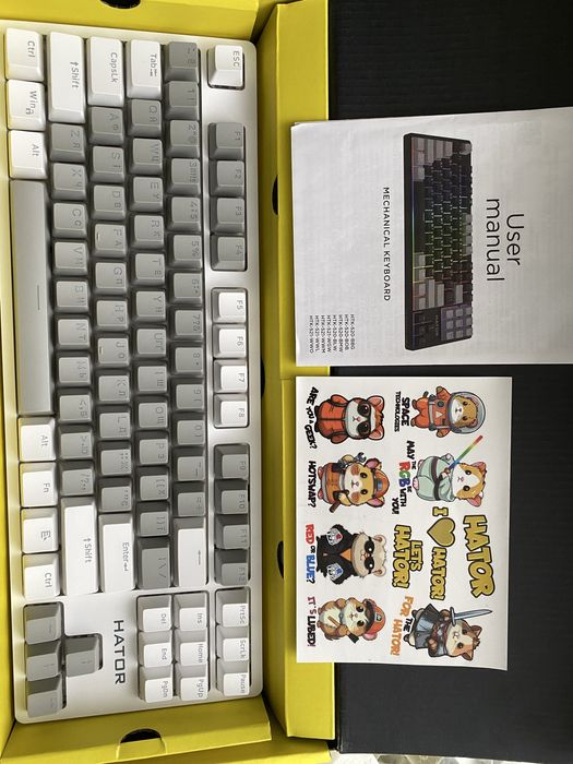 Hator Rockfall 2 Signature Edition + кейкапи. Ігрова клавіатура