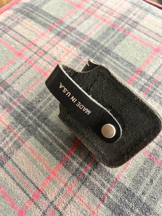 Estojo cintura isqueiro zippo em pele made usa