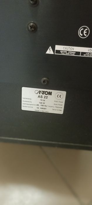 Акустическая система ELTAX (Дания) 200 ватт,2 колонки маленькие + саб.