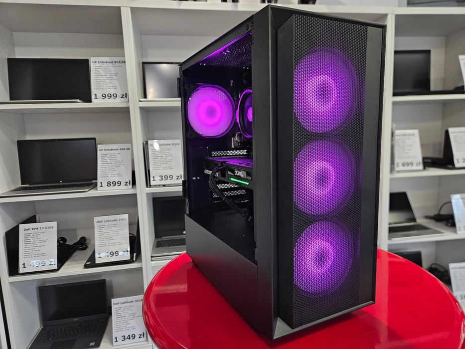 Nowy Komputer Gamingowy Ryzen 5700X 16GB 1TB RTX 5060 W11 FV23