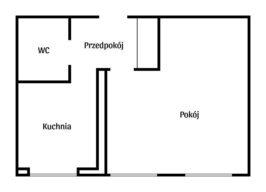 Słoneczne mieszkanie 38,37 m² w cichej okolicy | Trzebinia, ul. Dworska