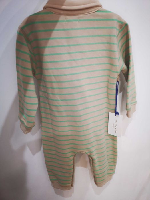 Maison Me Baby kombinezon rampers paski kremowy 92 cm 18-24m. nowy