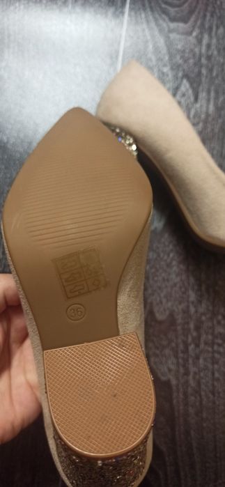 Туфельки замшеві