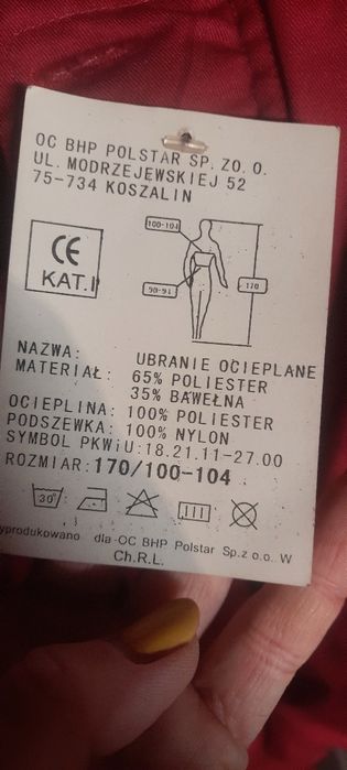 Ubranie robocze Brixton