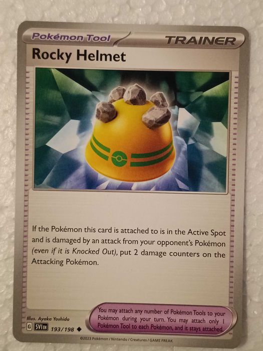 Rocky Helmet 193/198 Karta POKEMON TCG Scarlet & Violet Base set