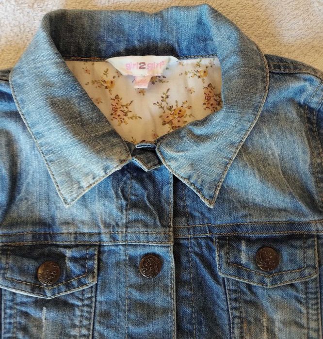 Casaco Blusão Ganga Menina 3-4 Anos Denim