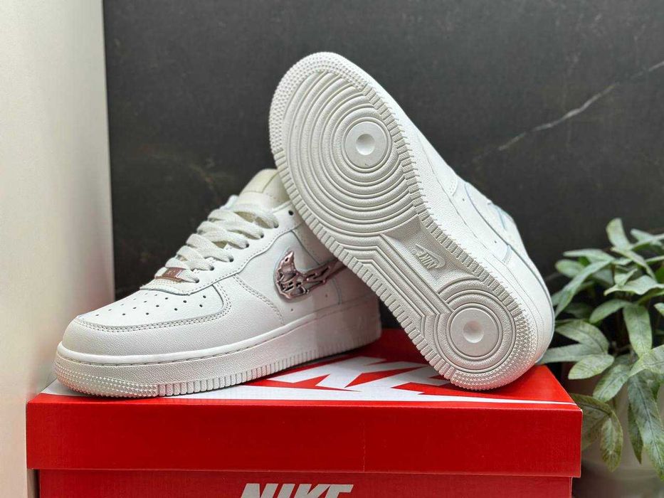 НОВИНКА Air Force 1 Low Molten Metal Pink / Black White преміум якість