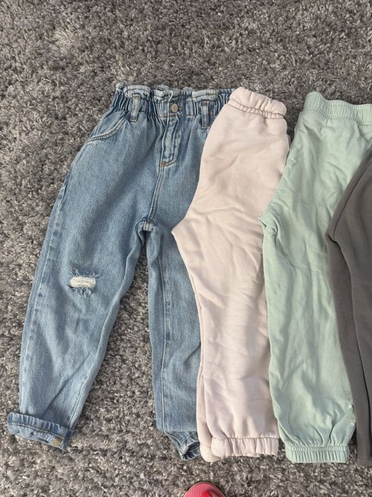 Spodnie dresy jeamsy leginsy ZARA 110
