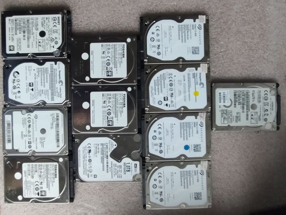 Жорсткі диски HDD 2,5" 320/500Gb/1/2Tb  WD Seagate Toshiba