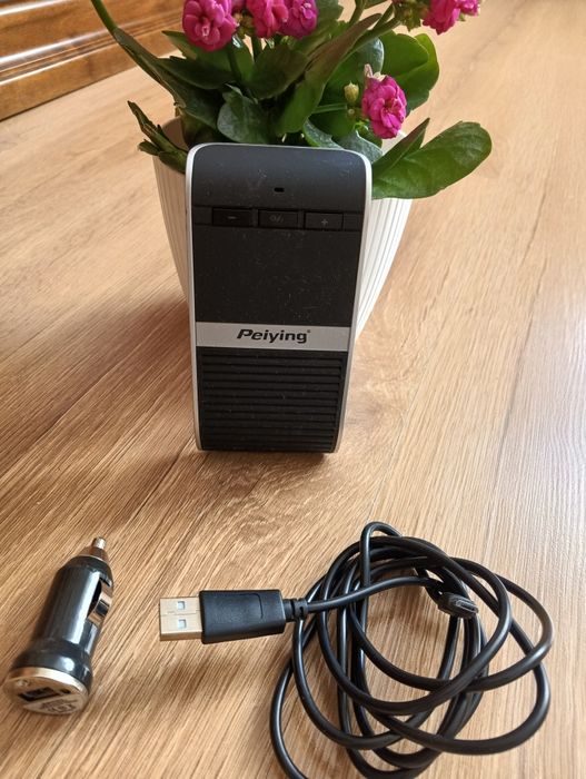 Zestaw głośnomówiący Peiying USB zapalniczka