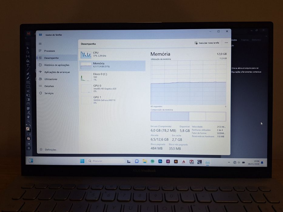 Asus Vivobook A512 U 16'