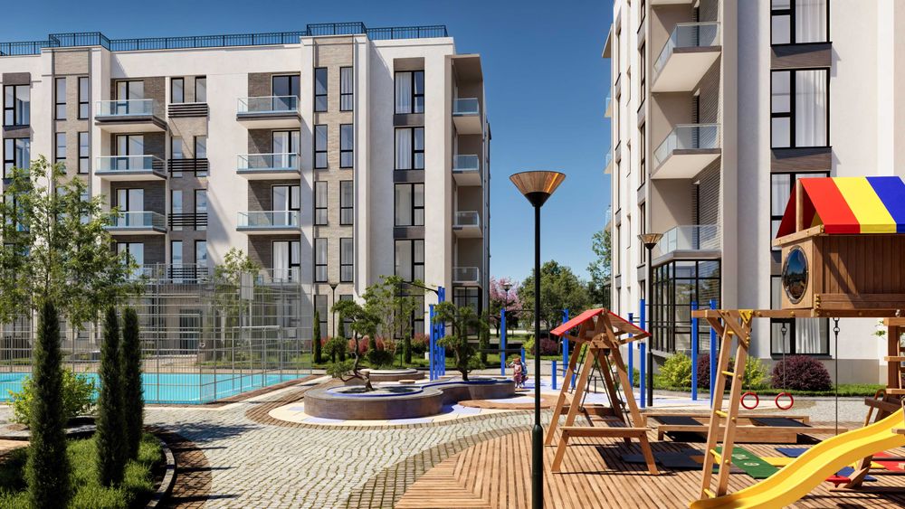 Однокімнатна квартира 46.14 м2 з балконом в новобудові жк "MISTO"