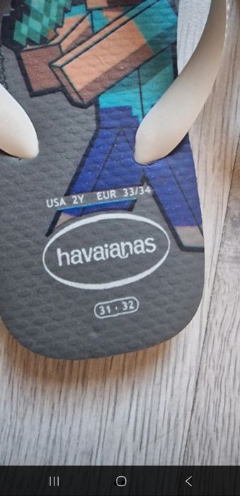 Havaianas de criança Minecraft