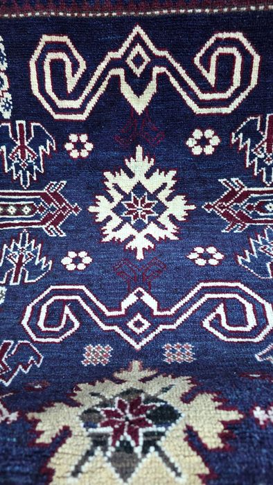Afgański,ręcznie tkany dywan wełniany175/120