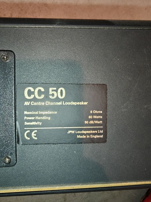JMW CC50 Centralny Głośnik AV 6Ω 90W Kino Domowe Made in England