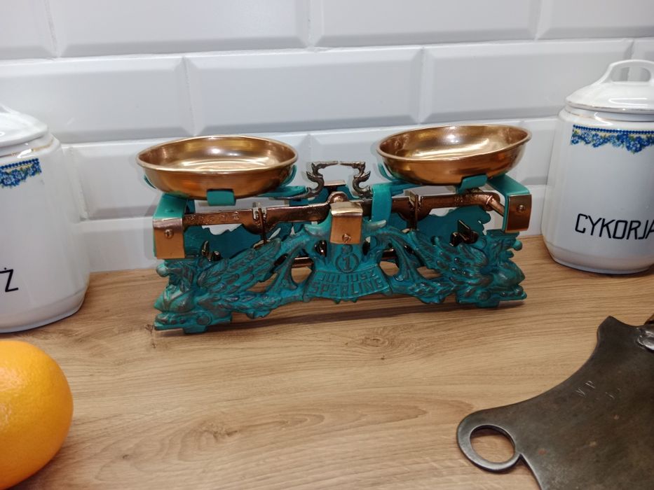 Waga szalkowa Juliusz Sperling 1kg UNIKAT