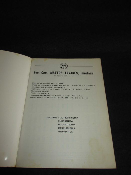 Livro Electrotecnia Pneumática 1972/73