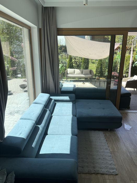 Zestaw mebli ogrodowych  + sofa do salonu fotele, stoliki + kokon – PILNIE
