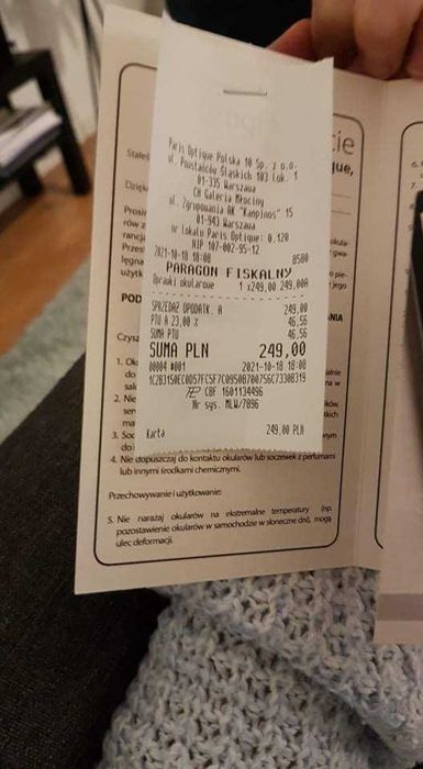 Nowe Oprawki okularowe Paris optique