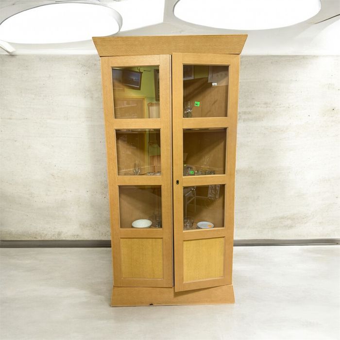 Stylowa drewniana witryna z Holandii | kredens & Komoda DOWOZ DO DOMU