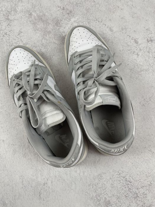 Кросівки білі - сірі Nike Dunk Low Grey Fog 44,5 / 28,5 см