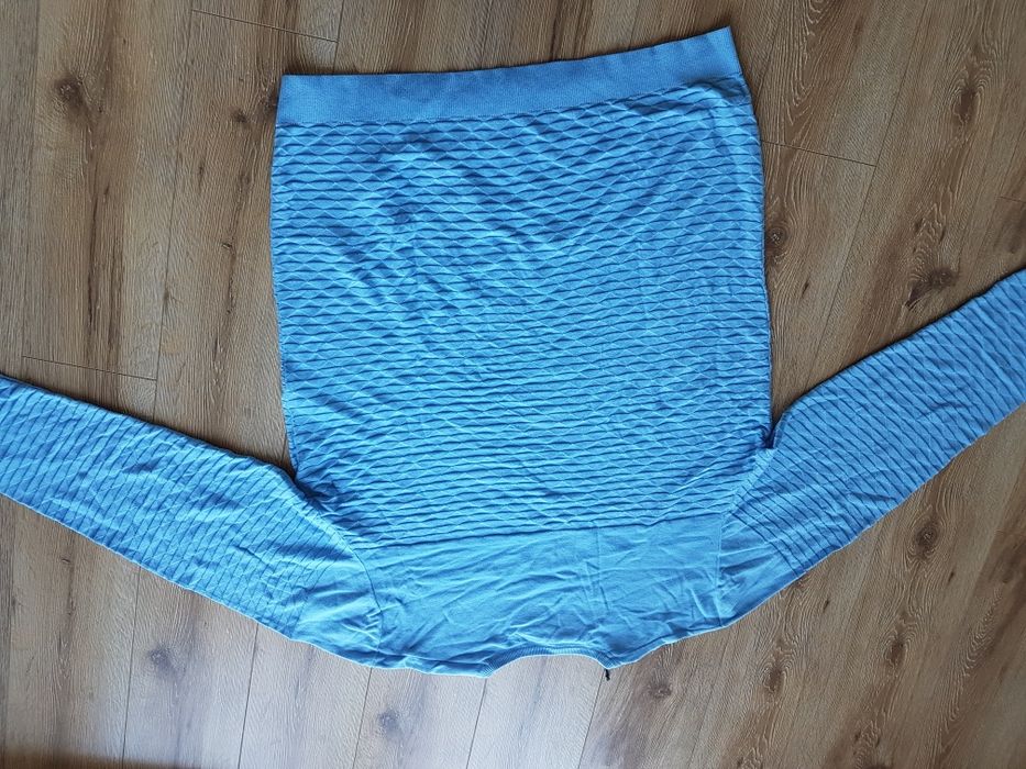 7XL Jack's męski sweter bawełniany duży 100% cotton sweterek niebieski
