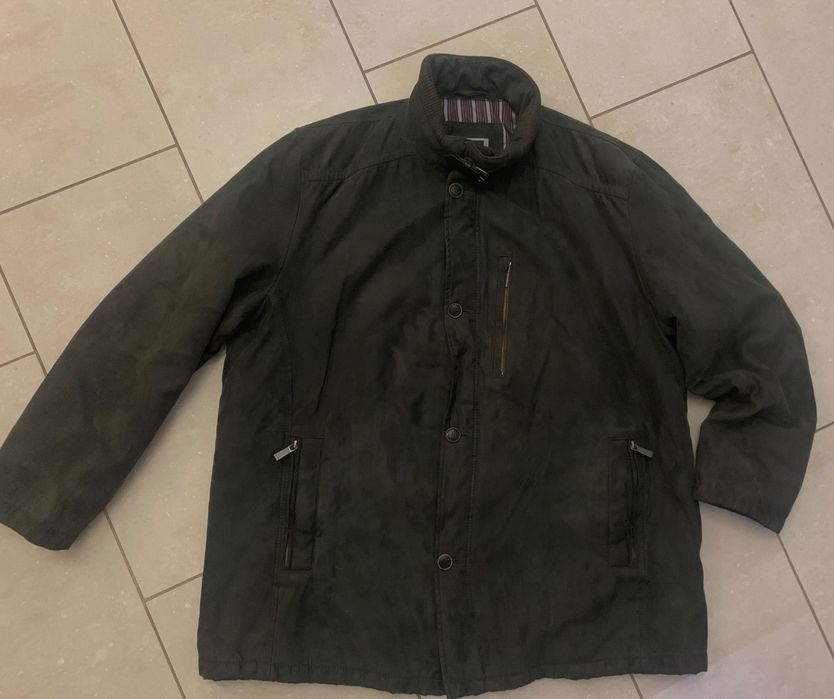 Bugatti , męska kurtka/ płaszcz khaki r. 31 XXL oryginał, wiskoza