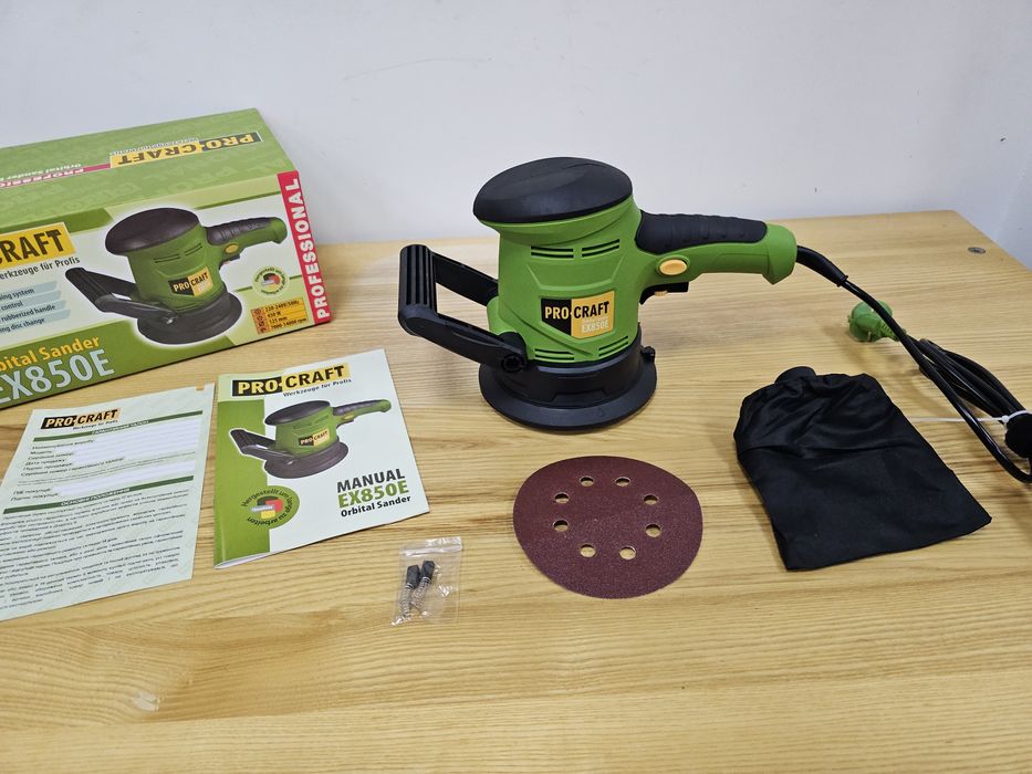 Эксцентриковая шлифмашина ProCraft Регулировка об Гарантия 36мес