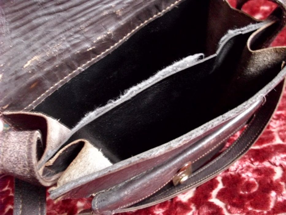 bolsa de homem em pele c/ chave