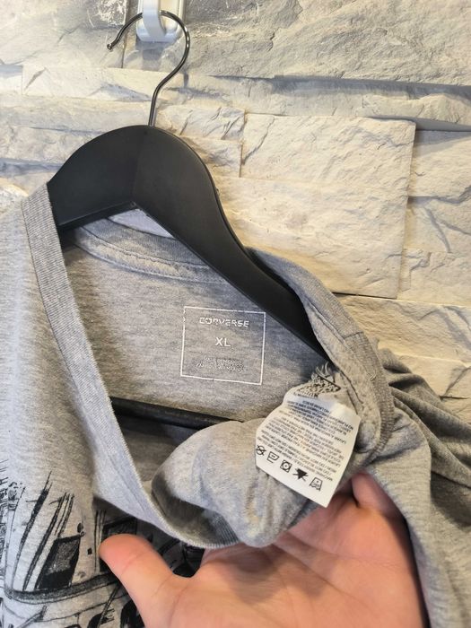Koszulka Converse T-Shirt Szara Logo