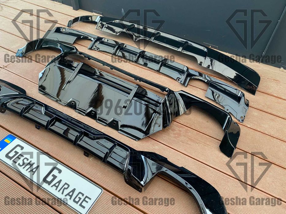 Диффузор заднего бампера спойлер BMW БМВ f90g11g12g01g02f30G20f32f33